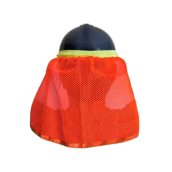 Protector Solar Para Cuello Perforada 29 x 31 cm Sin Reflejante Naranja