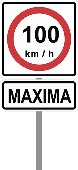 Señal velocidad Reyco