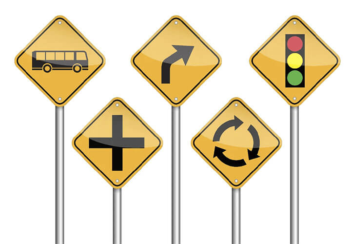 Señalamientos Viales Ilustración